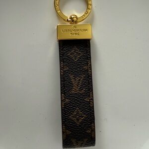 Louis Vuitton Monogram Brown and Gold Key Holder